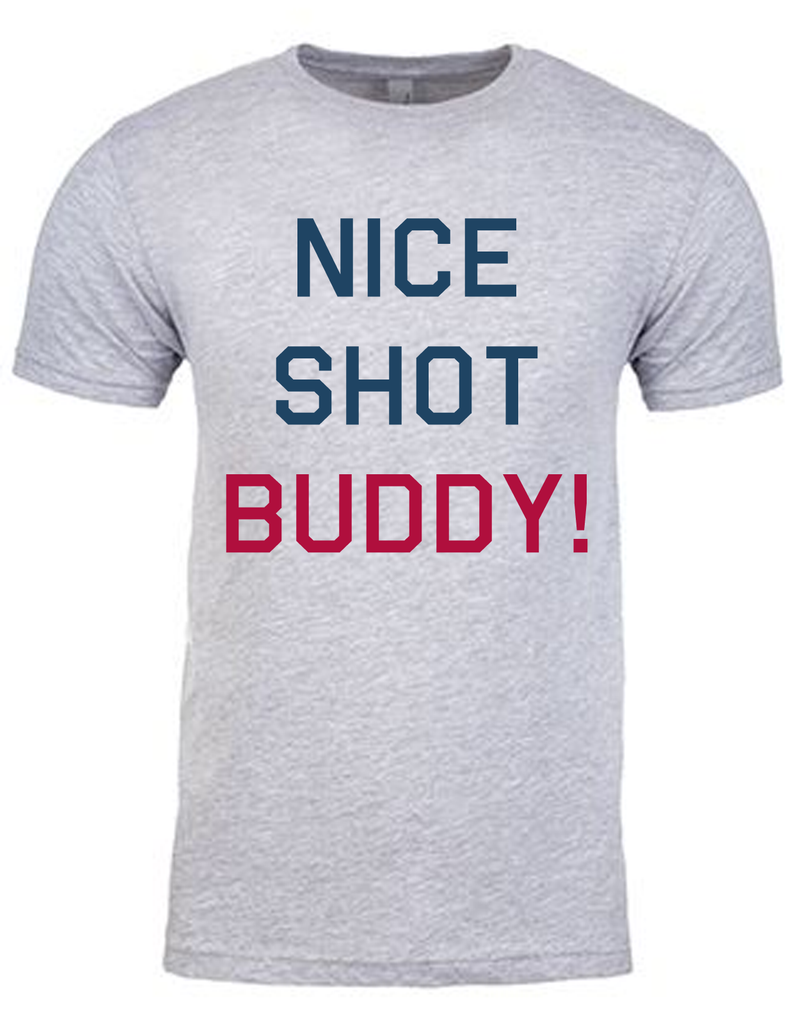 Nice Shot Buddy - Men's Varsity Tee